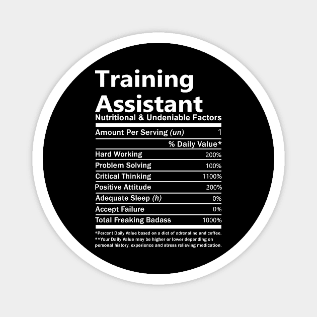 Training Assistant - Nutritional Factors Magnet by Skull Over Love